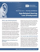 Age-Related Hearing Loss